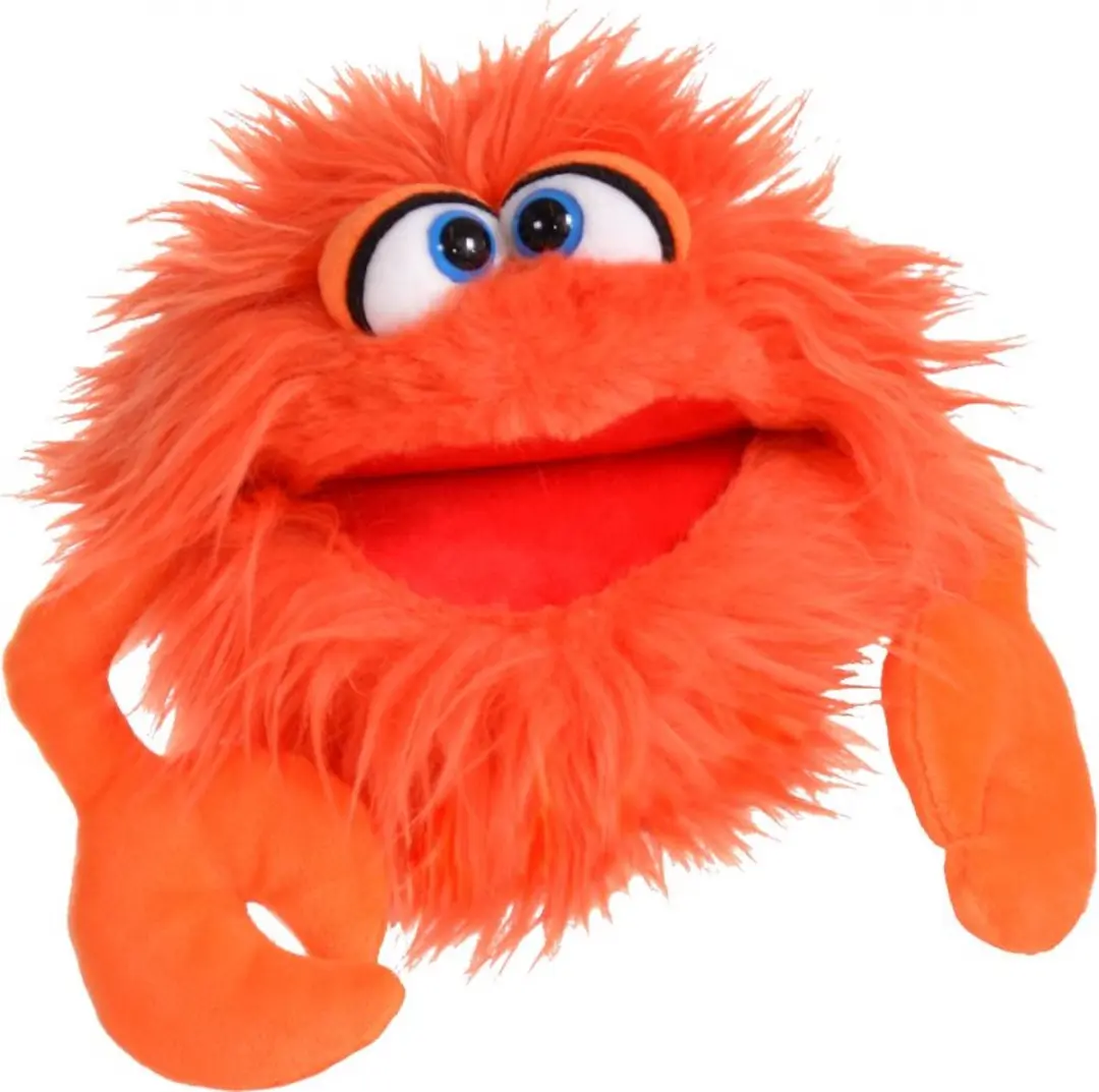 Living puppet handpop krab monster 15cm