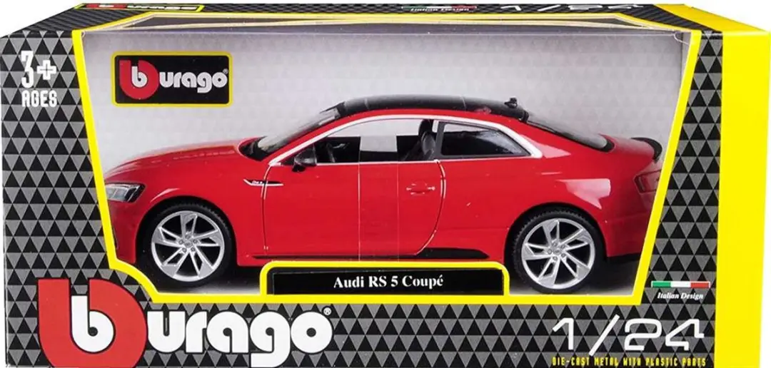 Audi RS 5 Coupé (Rood) 1:24 Bburago