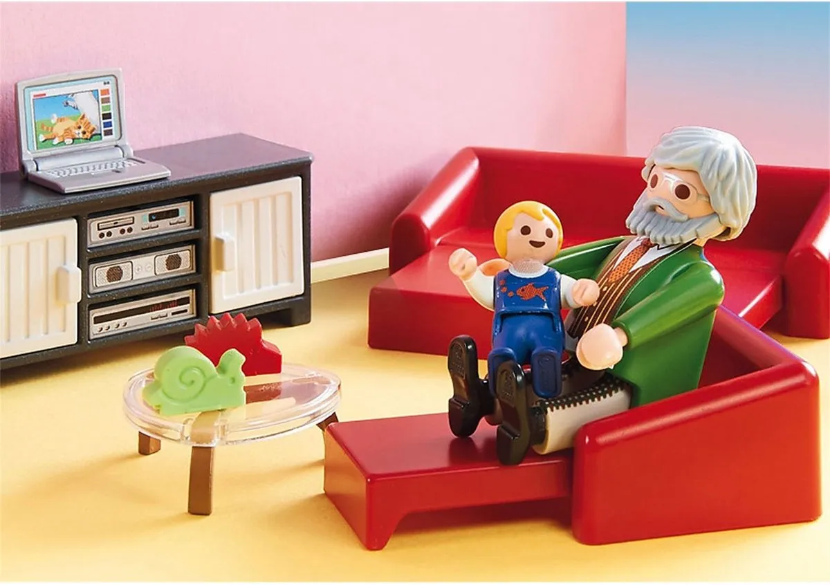 Playmobil Huiskamer met Openhaard 70207 - Multicolor