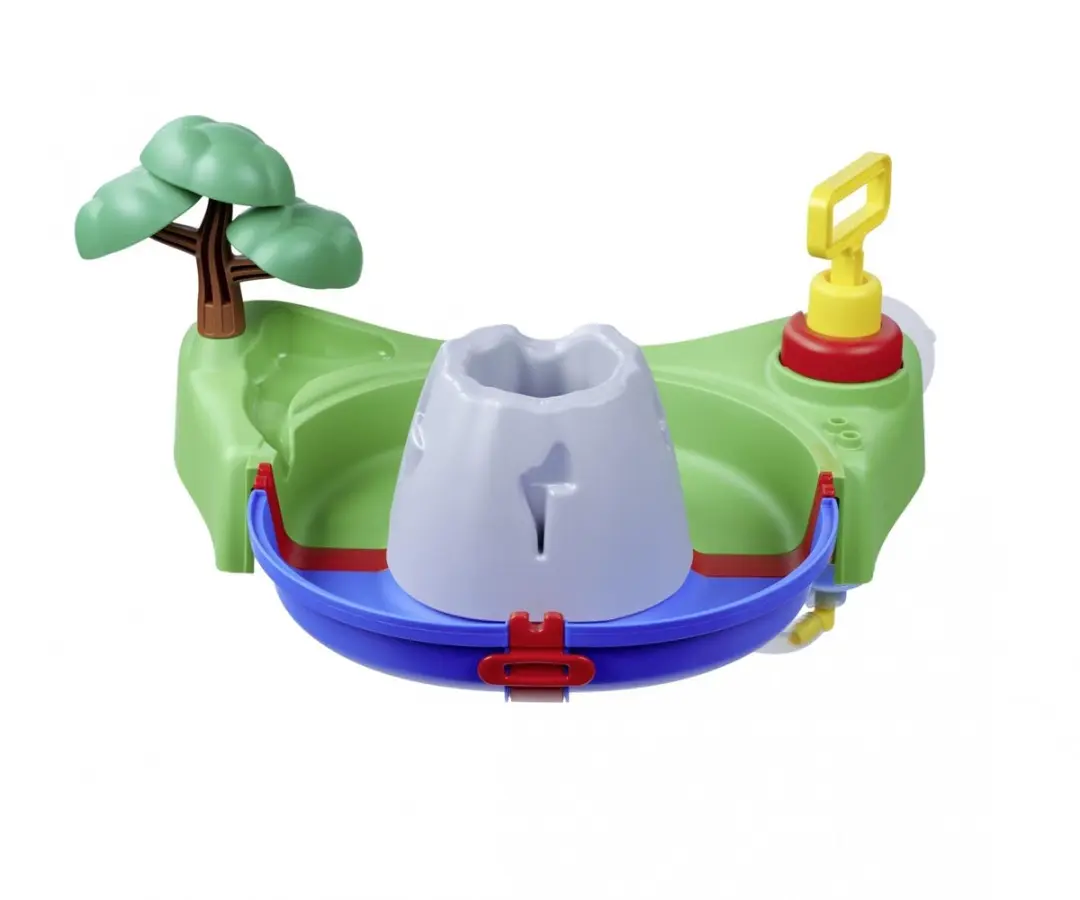Aquaplay badspeelset Sploshy Volcano met schuimmachine en waterbaan.