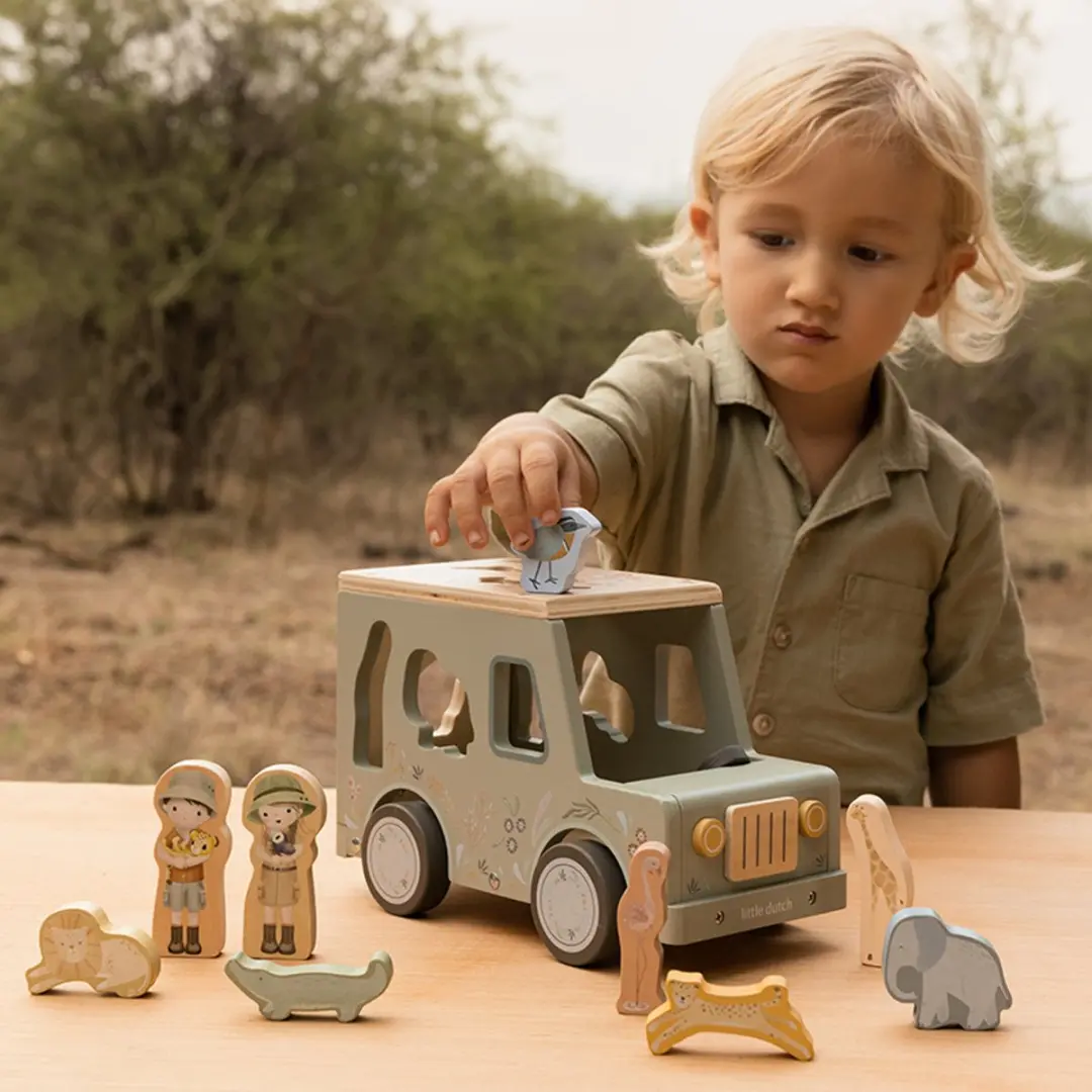 Little Dutch Vormenstoof Safari Friends LD7447 - Multi