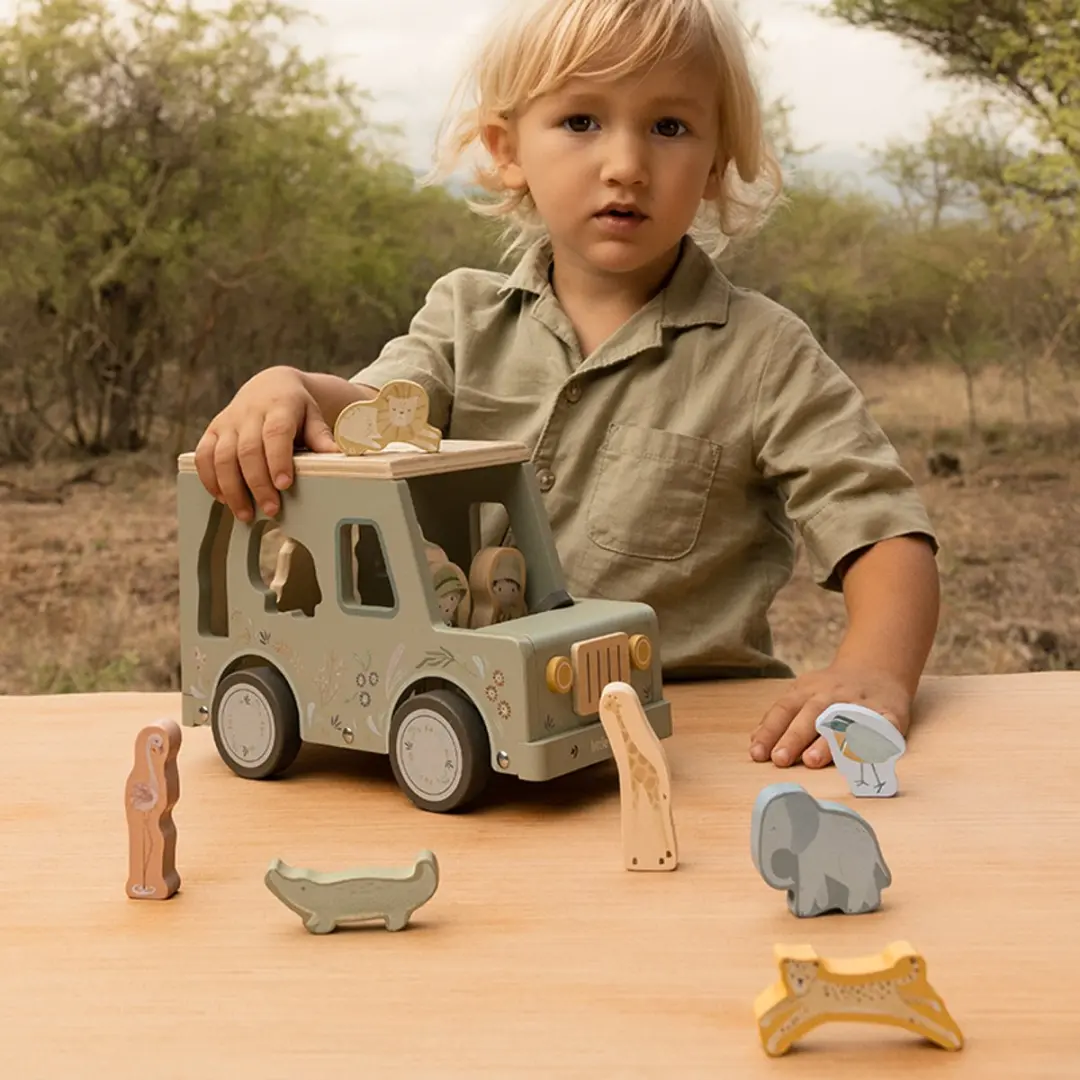 Little Dutch Vormenstoof Safari Friends LD7447 - Multi