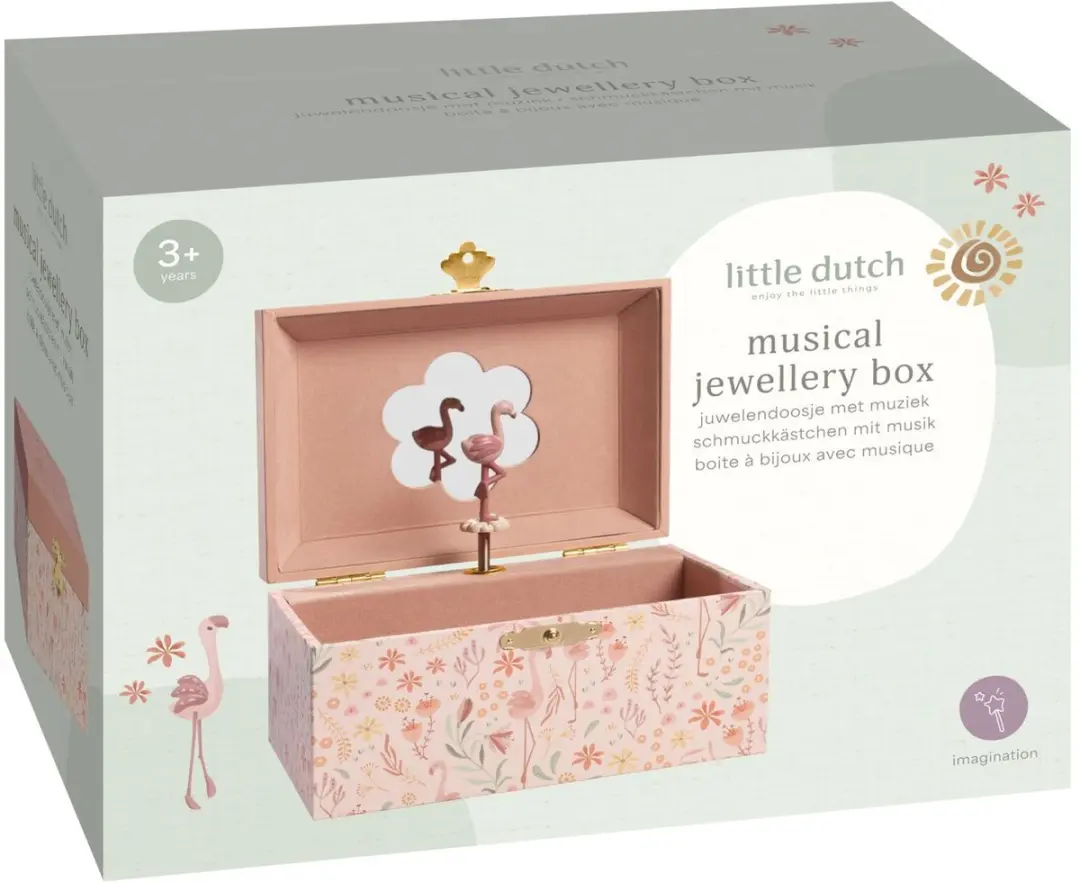 Little Dutch Flamingo Juwelendoosje - Roze - afbeelding 2 van 6