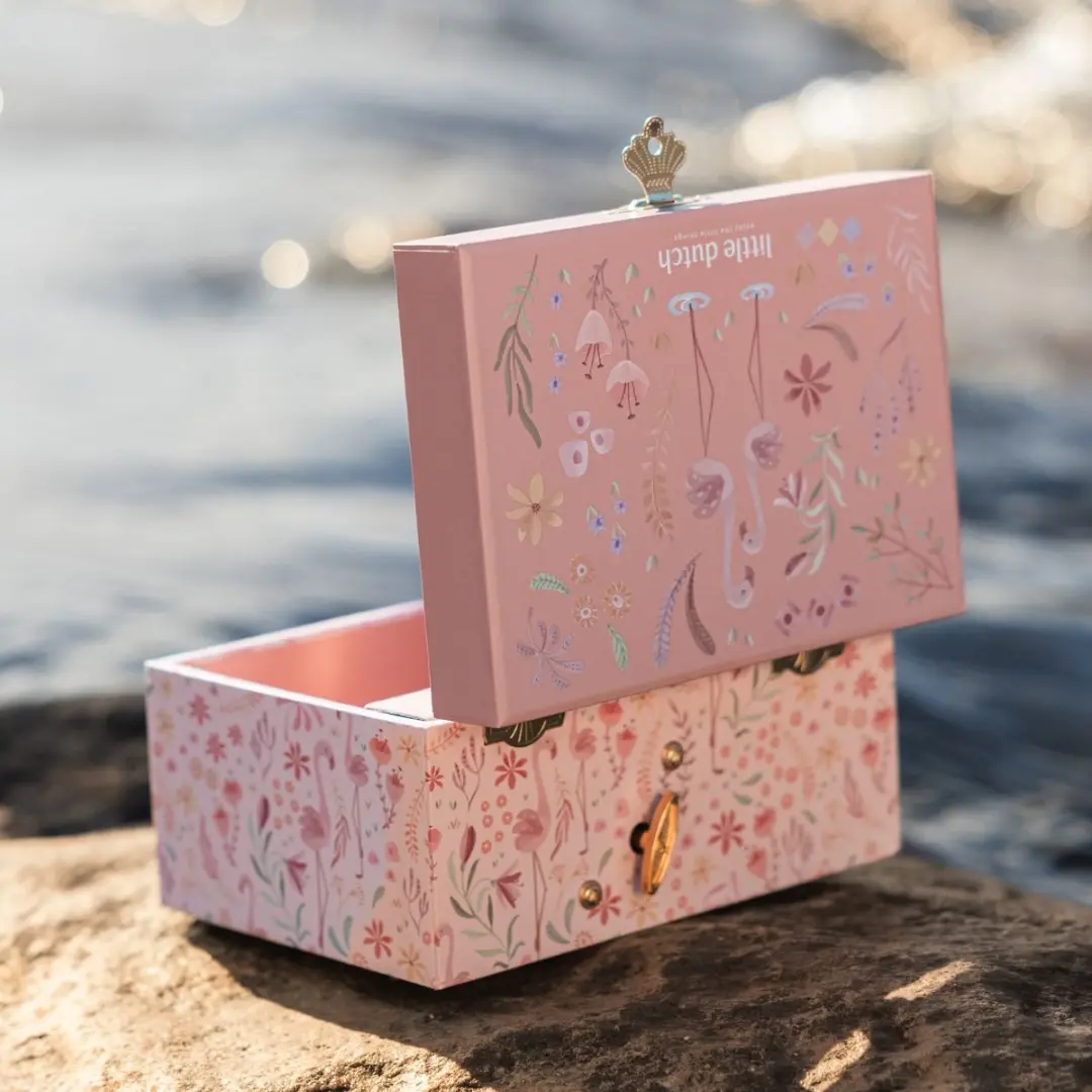 Little Dutch Flamingo Juwelendoosje - Roze - afbeelding 5 van 6