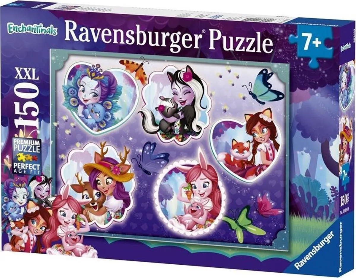Ravensburger Enchantimals and Friends Legpuzzel 150 Stuks - Multicolor