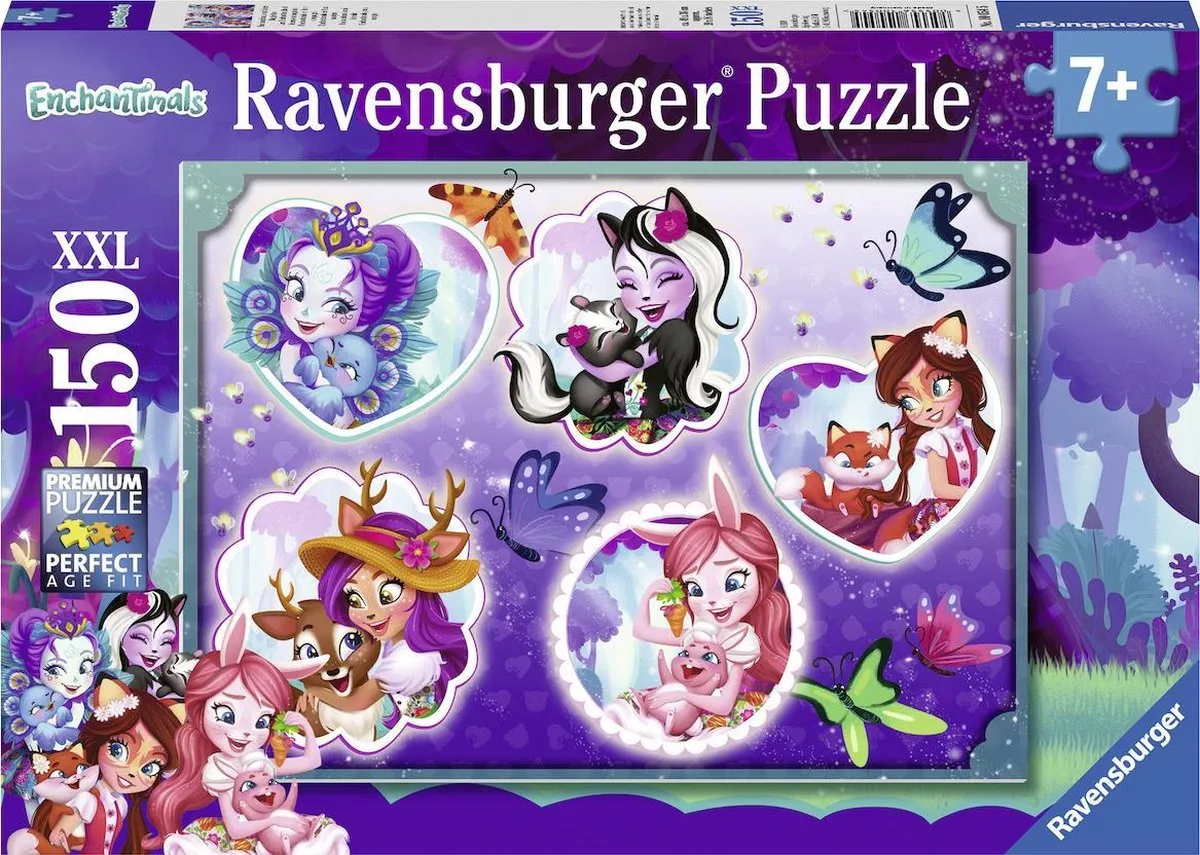 Ravensburger Enchantimals and Friends Legpuzzel 150 Stuks