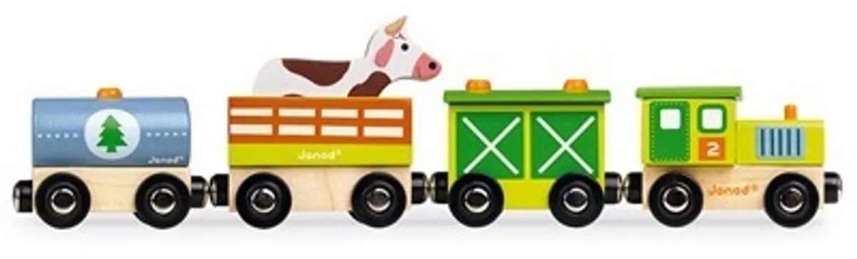 Janod Story Boerderij Trein J08578