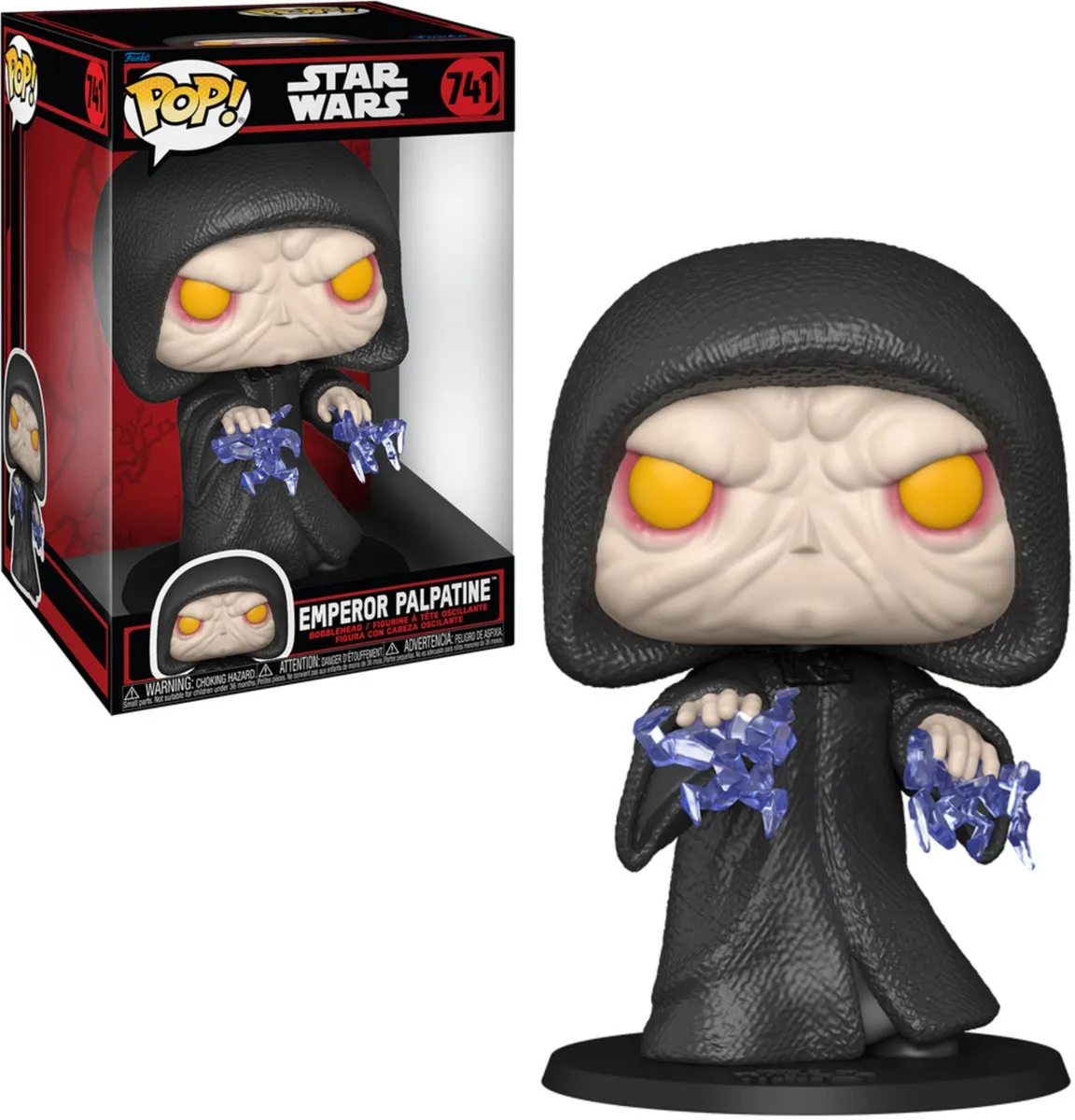 Funko Pop! Star Wars Emperor Palpatine #741 Jumbo - 25cm - Multi
