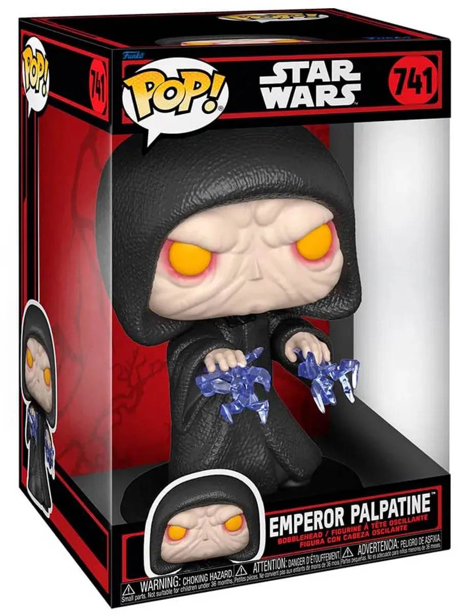 Funko Pop! Star Wars Emperor Palpatine #741 Jumbo - 25cm - Multi
