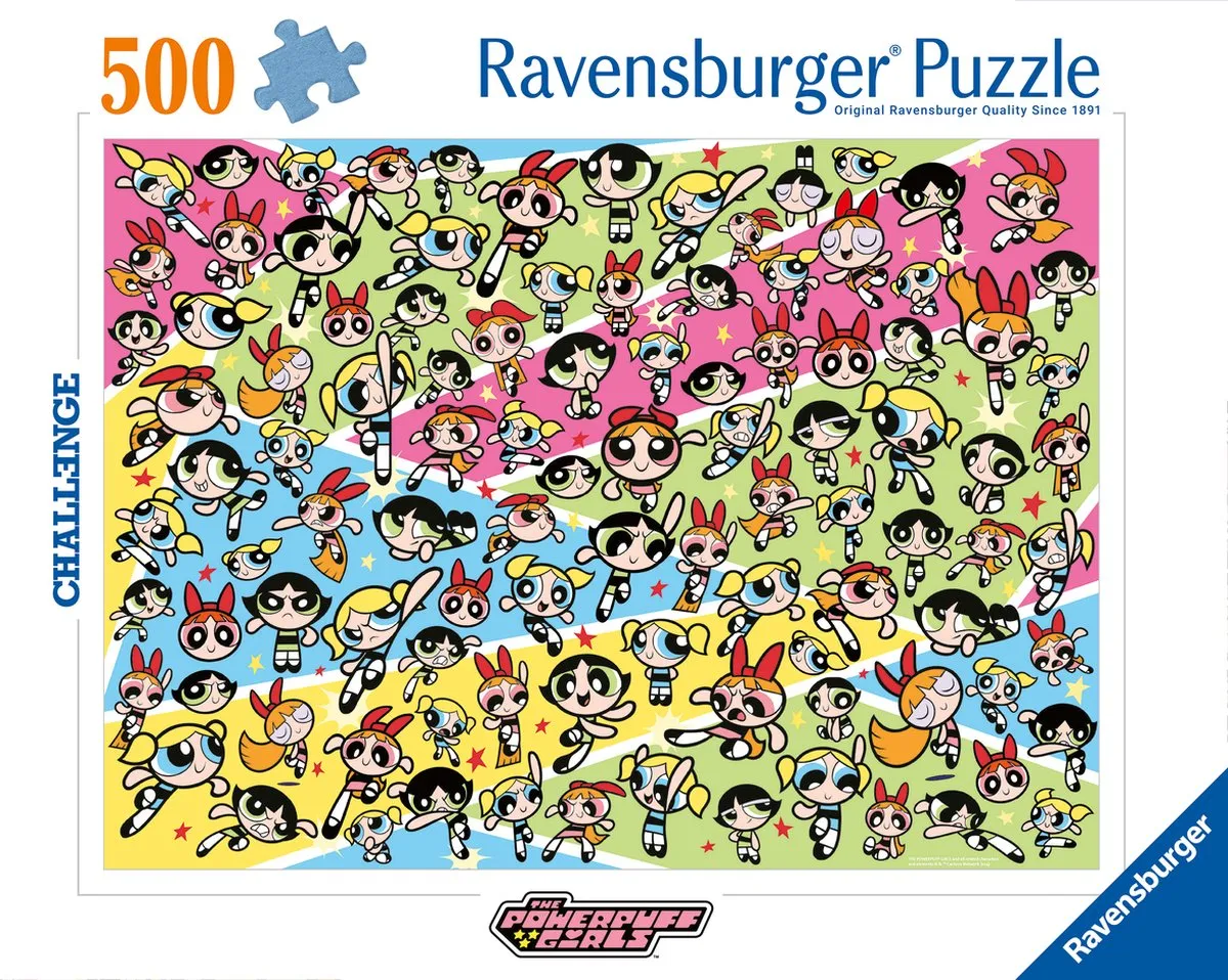 Ravensburger PowerPuff Girls Legpuzzel 500 Stuks - Multicolor