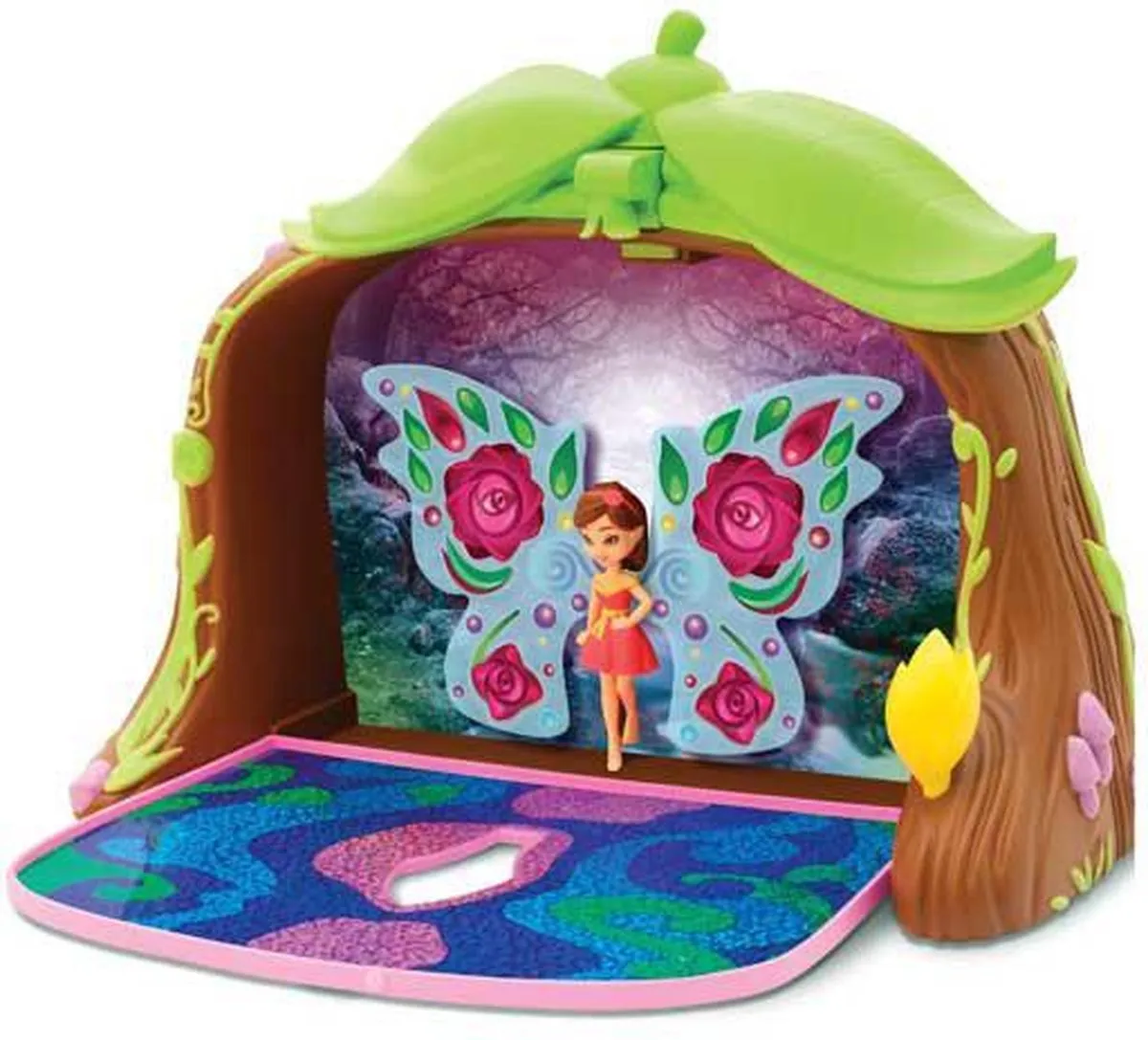 Goliath Shimmer Wing Fairies Fairy Doors Playset - 8 Stuks Roze