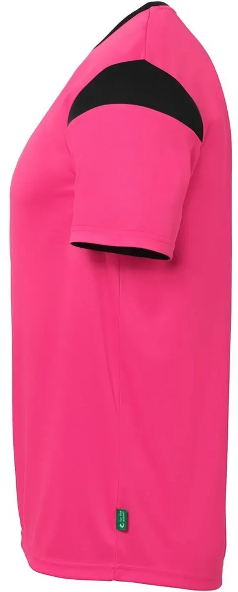 Uhlsport Squad 27 Shirt Korte Mouw Kinderen 116 - Roze/Zwart