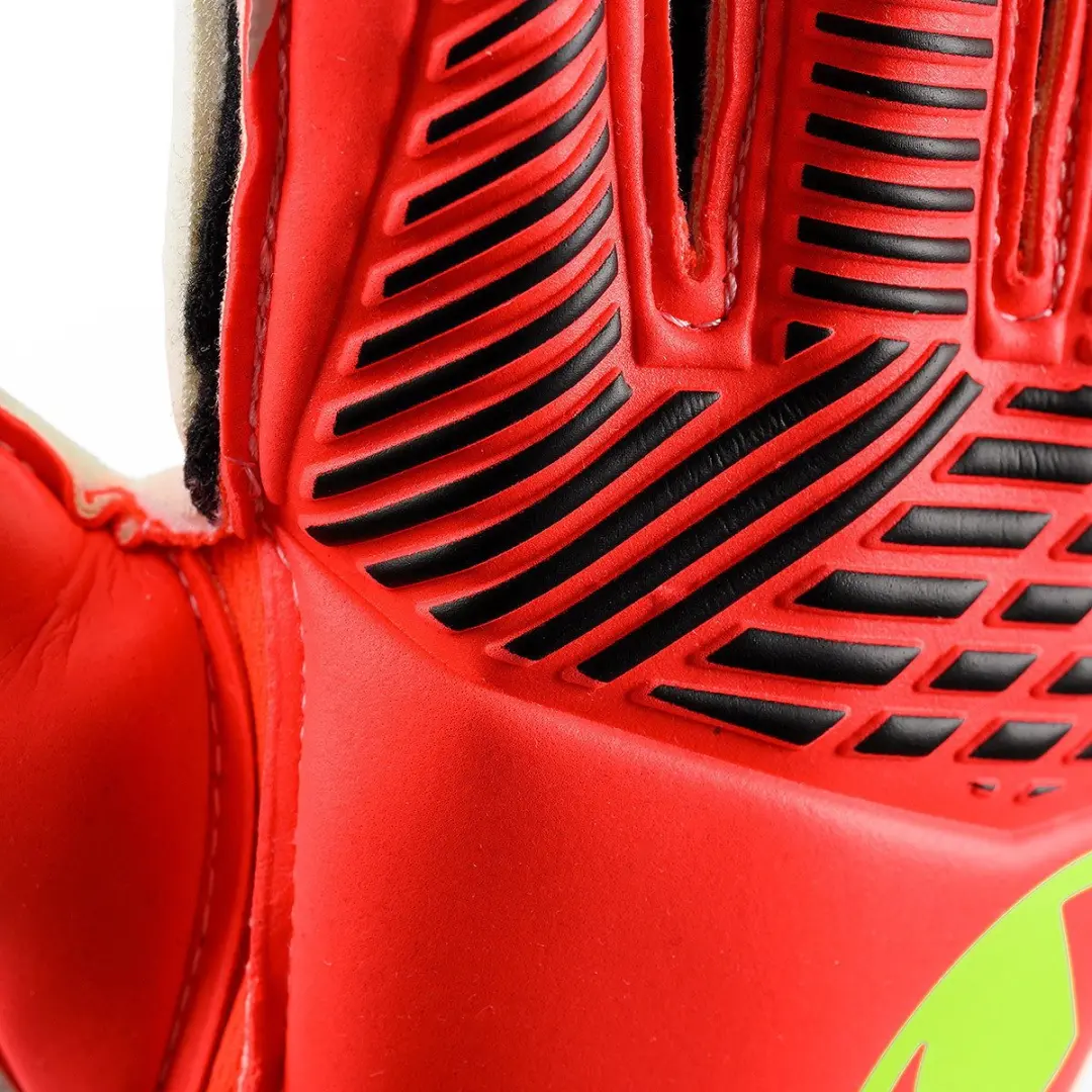 Uhlsport FM Soft Flex Frame Keepershandschoenen 7.5 - Fluorood/Wit/Fluogeel - afbeelding 4 van 6