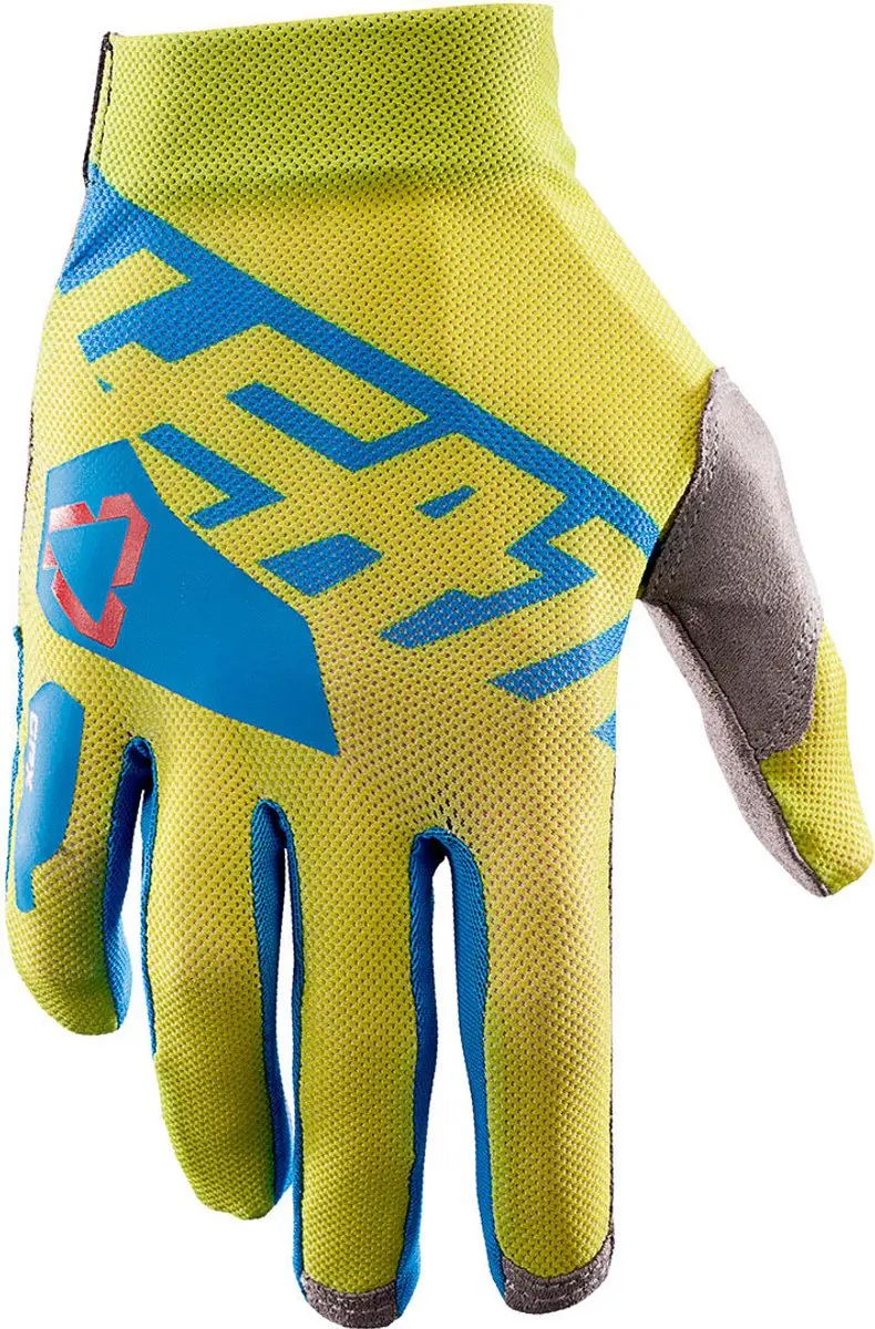 Leatt GPX Moto 2.5 X-Flow Groen Blauw Offroad Handschoenen