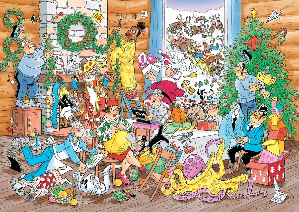 Jumbo Kerstkriebels Puzzel 500 Stuks - Multicolor
