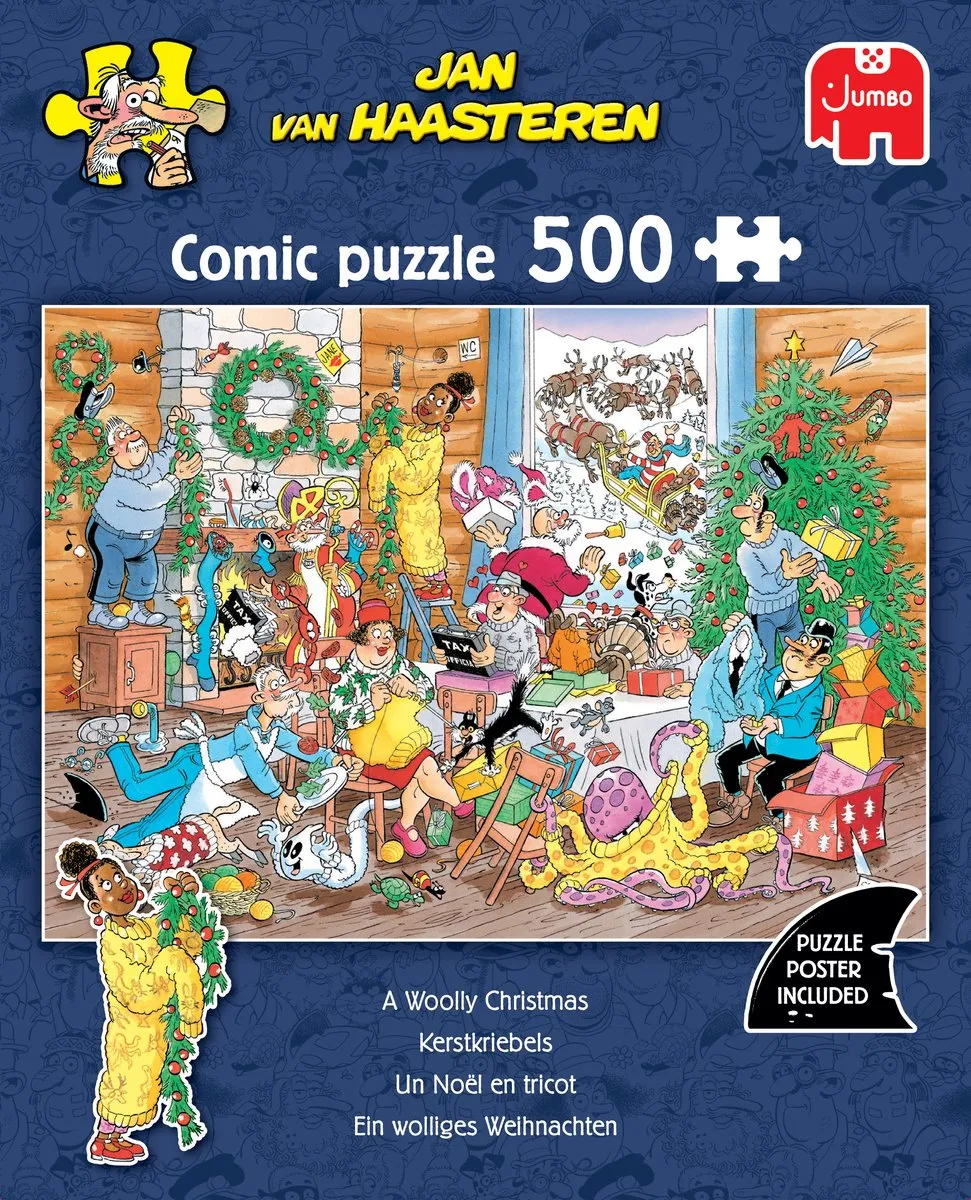 Jumbo Kerstkriebels Puzzel 500 Stuks - Multicolor