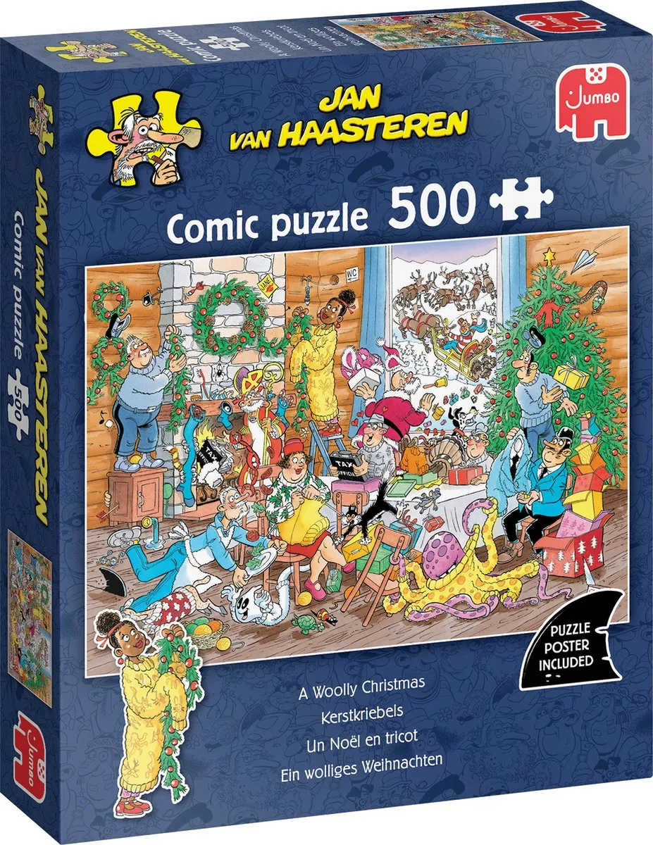Jumbo Kerstkriebels Puzzel 500 Stuks