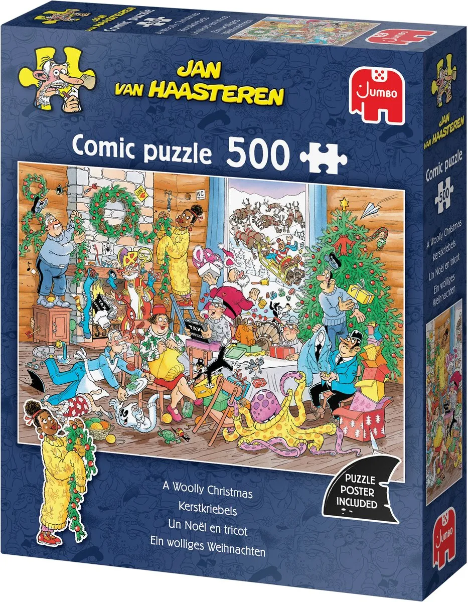 Jumbo Kerstkriebels Puzzel 500 Stuks - Multicolor