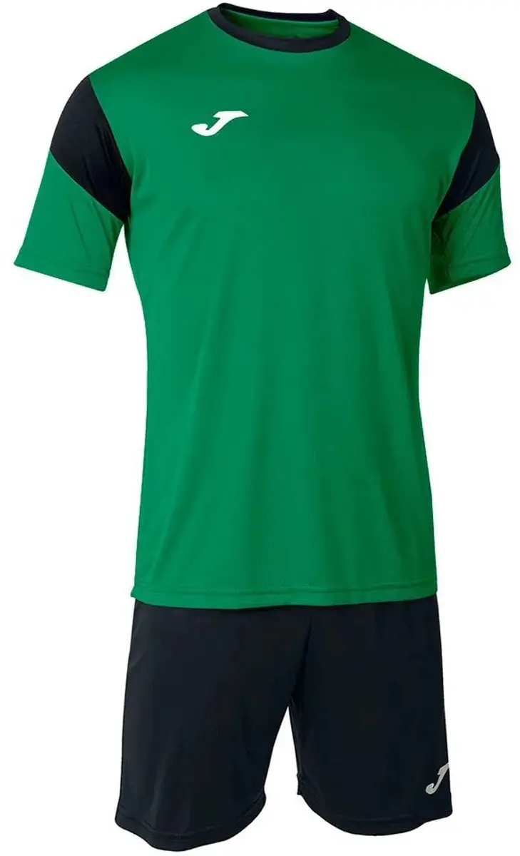 Joma Phoenix Voetbalset Heren - Korte Broek & Shirt 3XL - Groen/Zwart