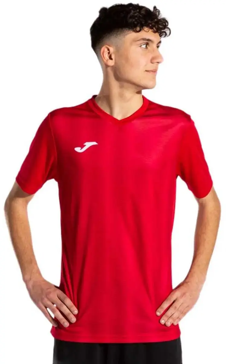 Joma Inter Ii T-shirt Met Korte Mouwen Rood 2XL Man