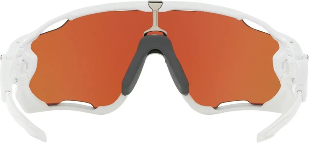 Oakley Jawbreaker Polwht Prizm Snow Skibril - Wit - Blauwe Lens