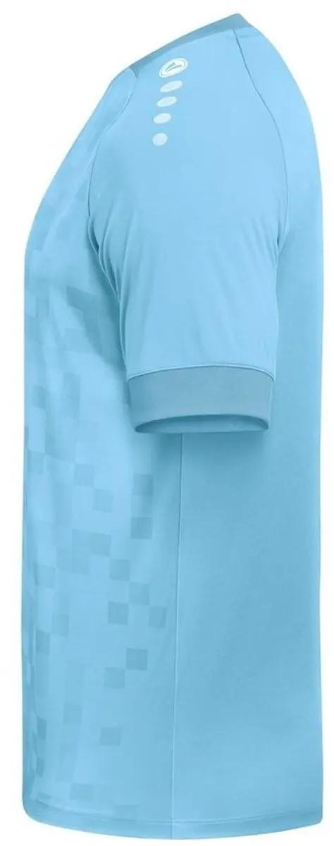JAKO Pixel Shirt Korte Mouw Heren - XL - Lichtblauw - afbeelding 6 van 6