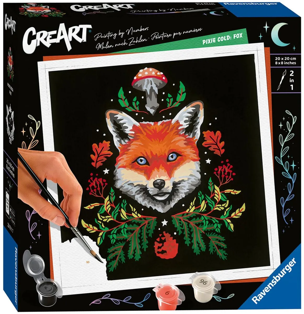 Ravensburger Pixie Cold Edition Fox Schilderen op nummer - Multicolor