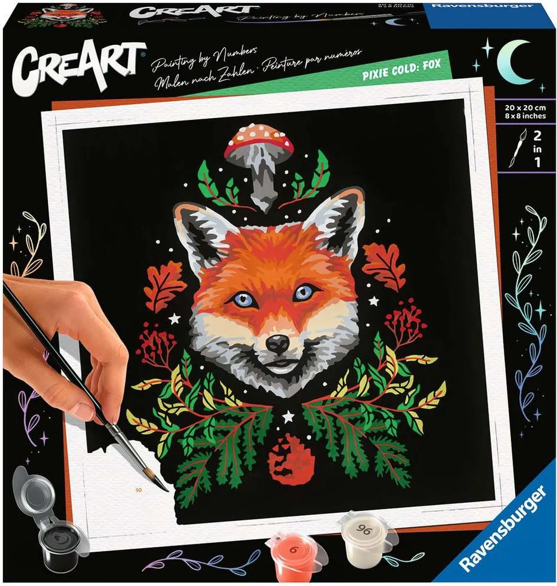Ravensburger Pixie Cold Edition Fox Schilderen op nummer