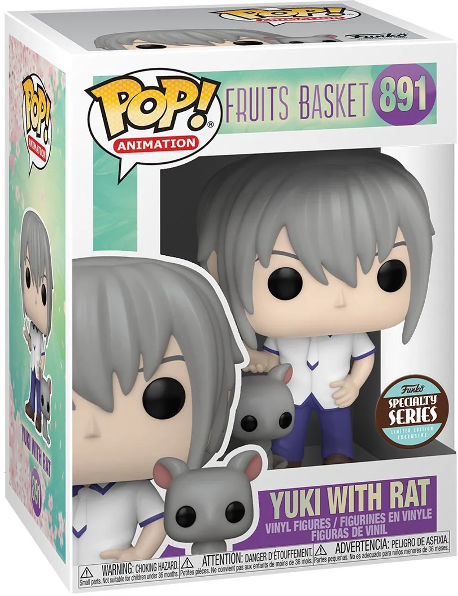 Funko Pop! Fruits Basket Yuki met Rat