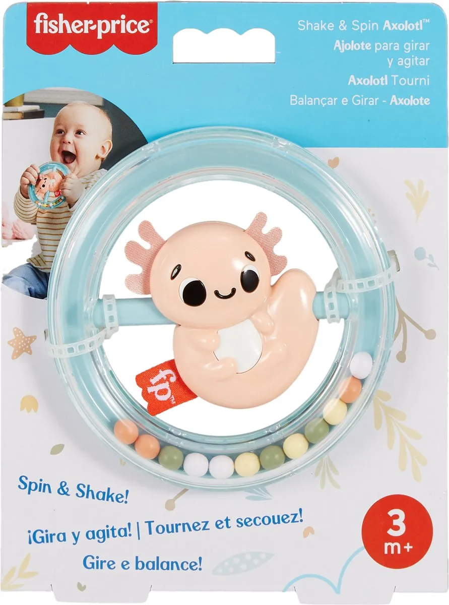 Fisher Price Bijt Rammelaar Axeloth - Meerkleurig