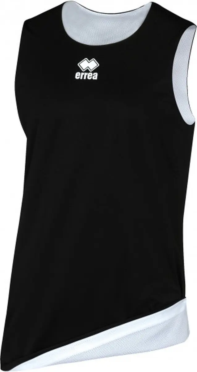 Errea reversible basketbalshirt Junior zwart/wit