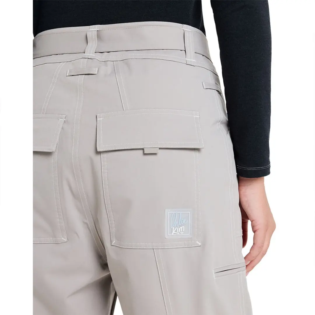 Roxy Chloekim Broek - M - Beige/Grijs - 15.000 g/m²