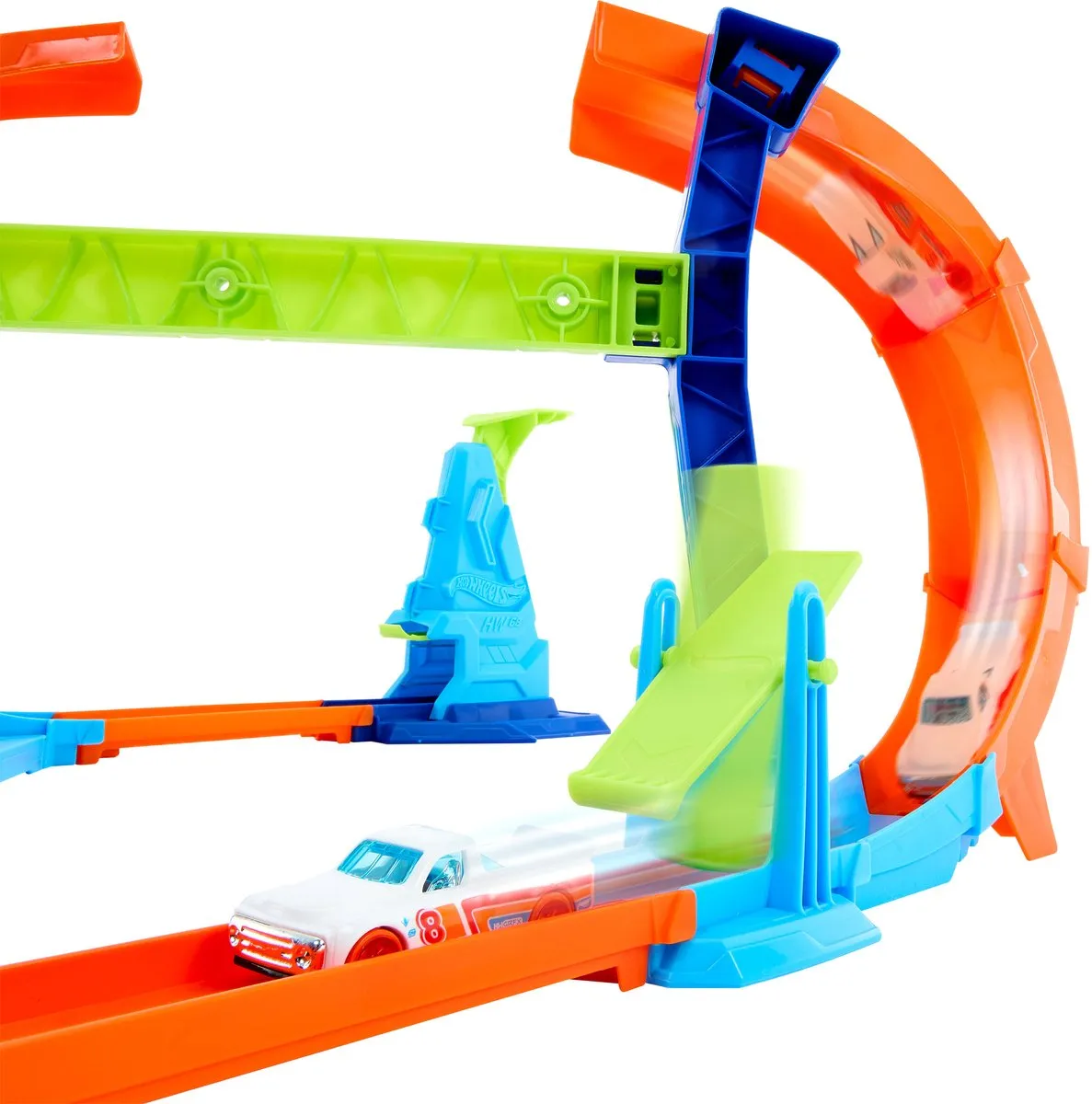 Mattel Hot Wheels Stuntbaan Kurkentrekker Springkampioen JFH36 - Multicolor