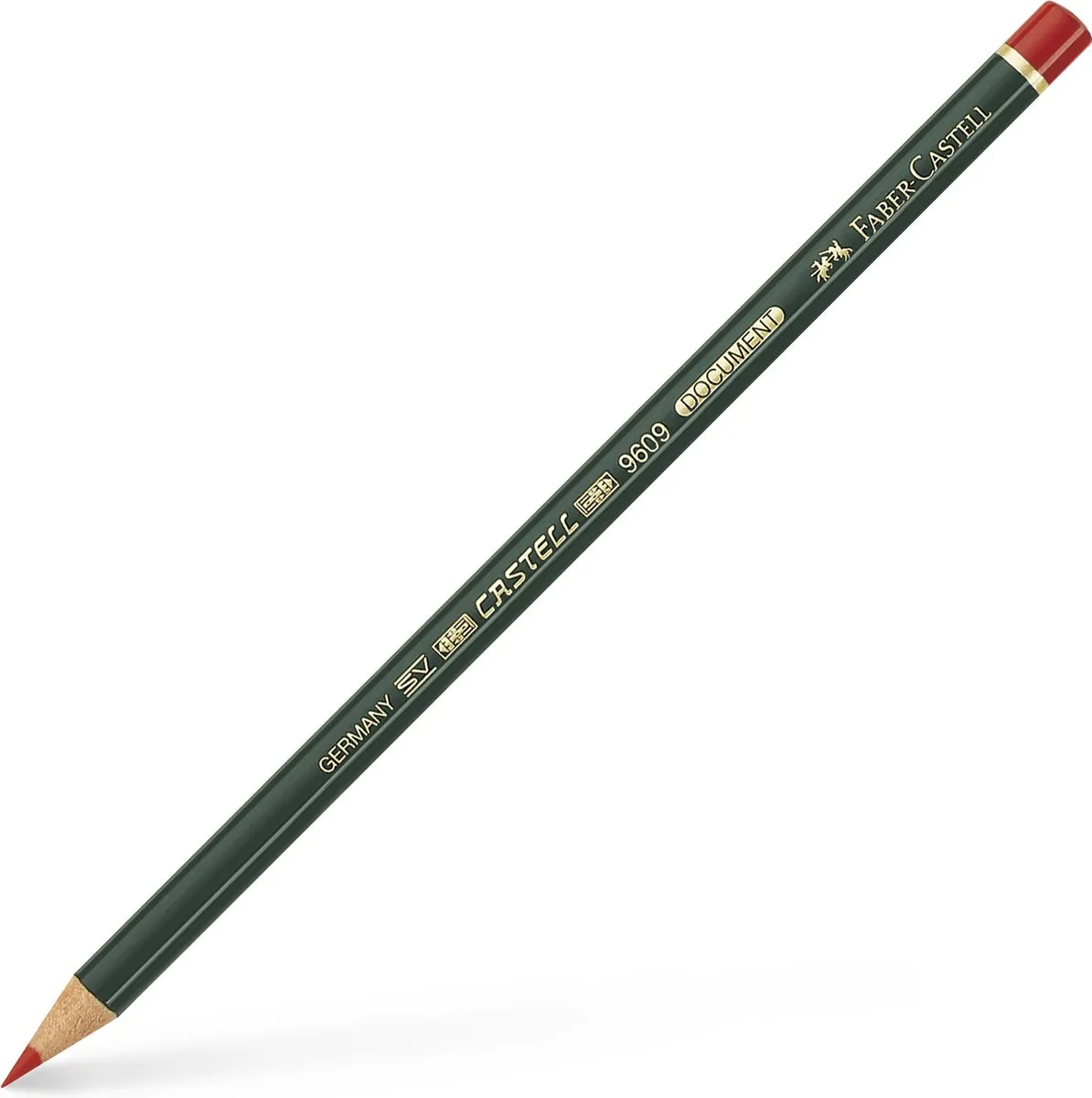 Faber-Castell Document 9609 Kopieerpotlood - Rood