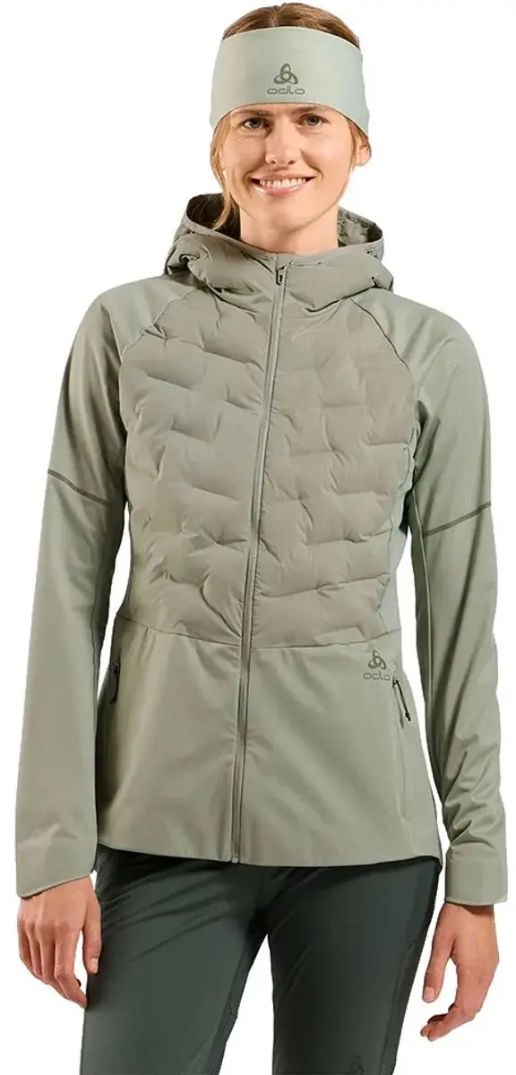 Odlo Zeroweight Insulator Jas Groen L Vrouw