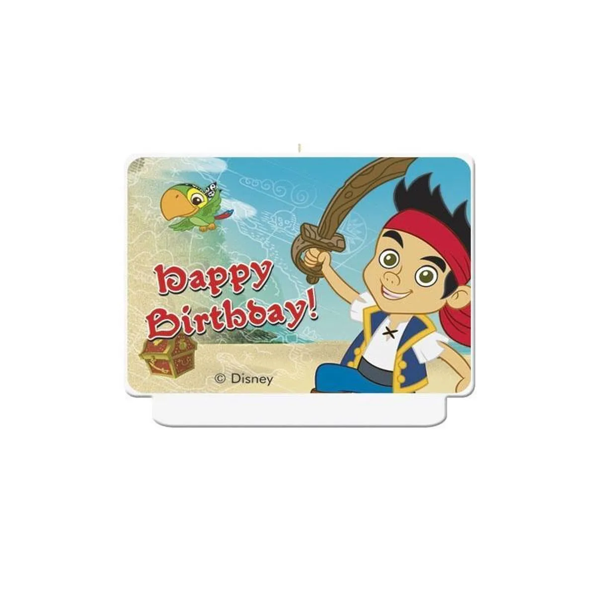 Disney Jake en de Piraten Verjaardagskaars - Multicolor