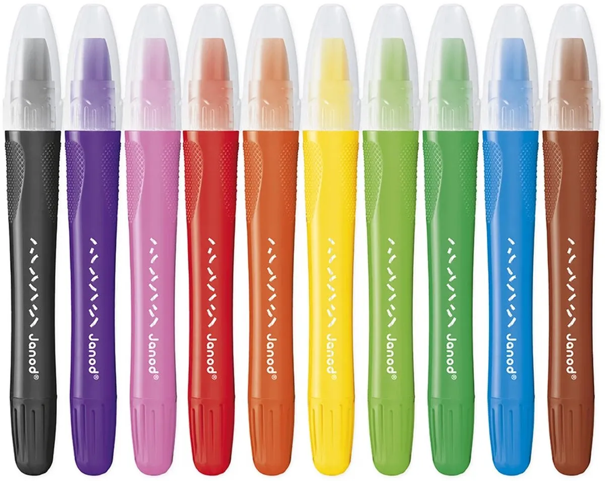 Janod Colo Gelkrijtjes Multicolor - 10 Stuks