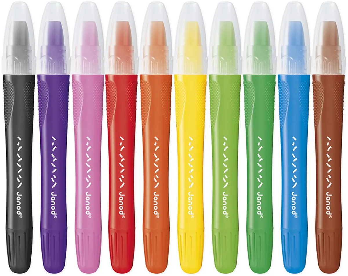 Janod Colo Gelkrijtjes Multicolor - 10 Stuks