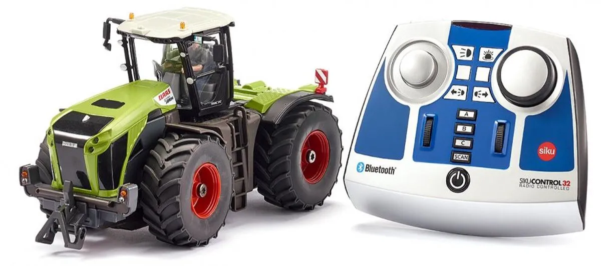 SIKU Claas Xerion 5000 Trac Vc Bluetooth RC Staal 3-delig