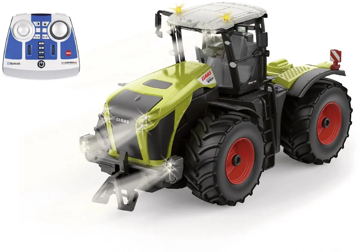 SIKU Claas Xerion 5000 Trac Vc Bluetooth RC Staal 3-delig