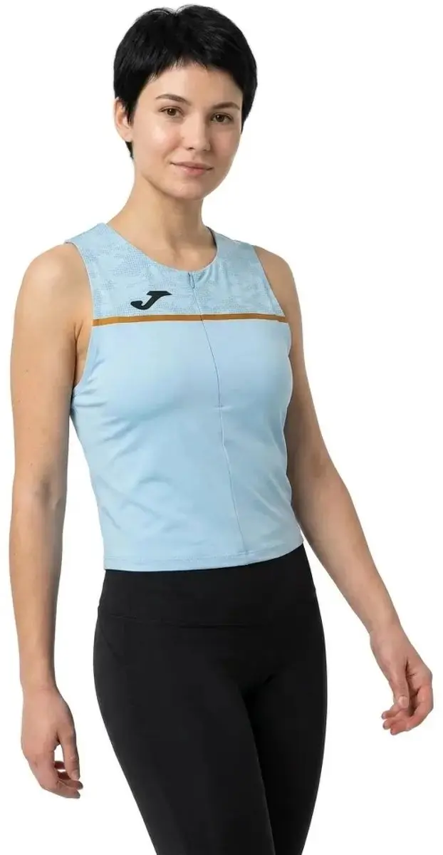 Joma Record III Mouwloos T-shirt - M - Sky Blue