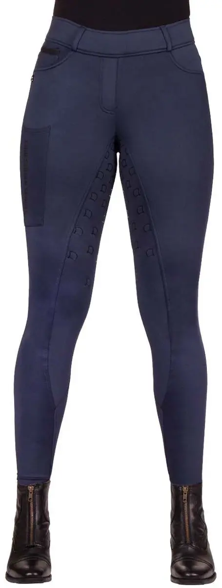 Legging rijden met volledige grip voor dames QHP Jorine
