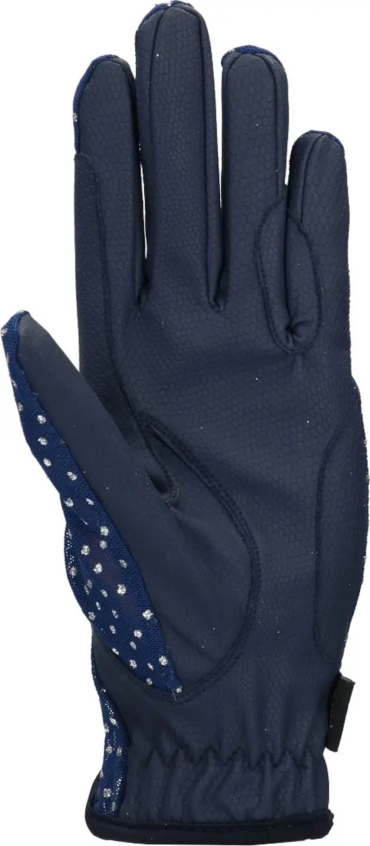QUUR Qshine Handschoenen - M - Donkerblauw-zilver
