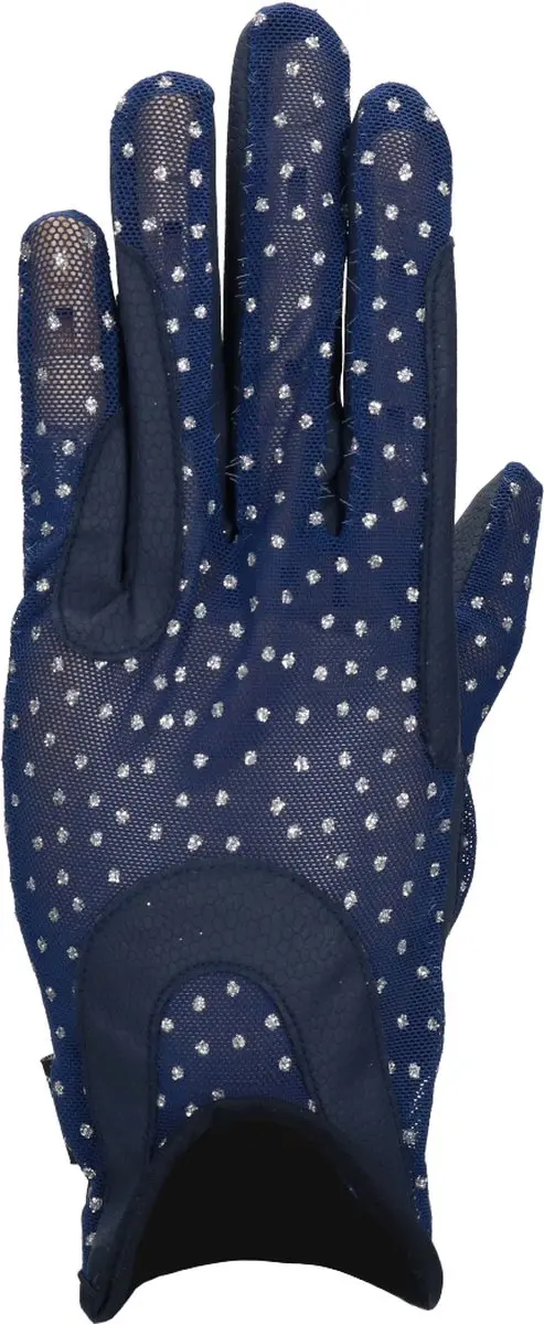 Quur Handschoenen Quur Qshine Donkerblauw-zilver