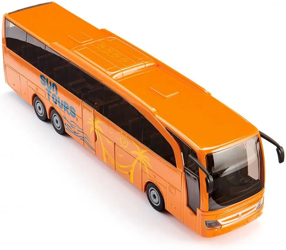 SIKU 3738 Mercedes-Benz Travego Reisbus 1:50 - Oranje/Blauw/Zwart - afbeelding 2 van 6