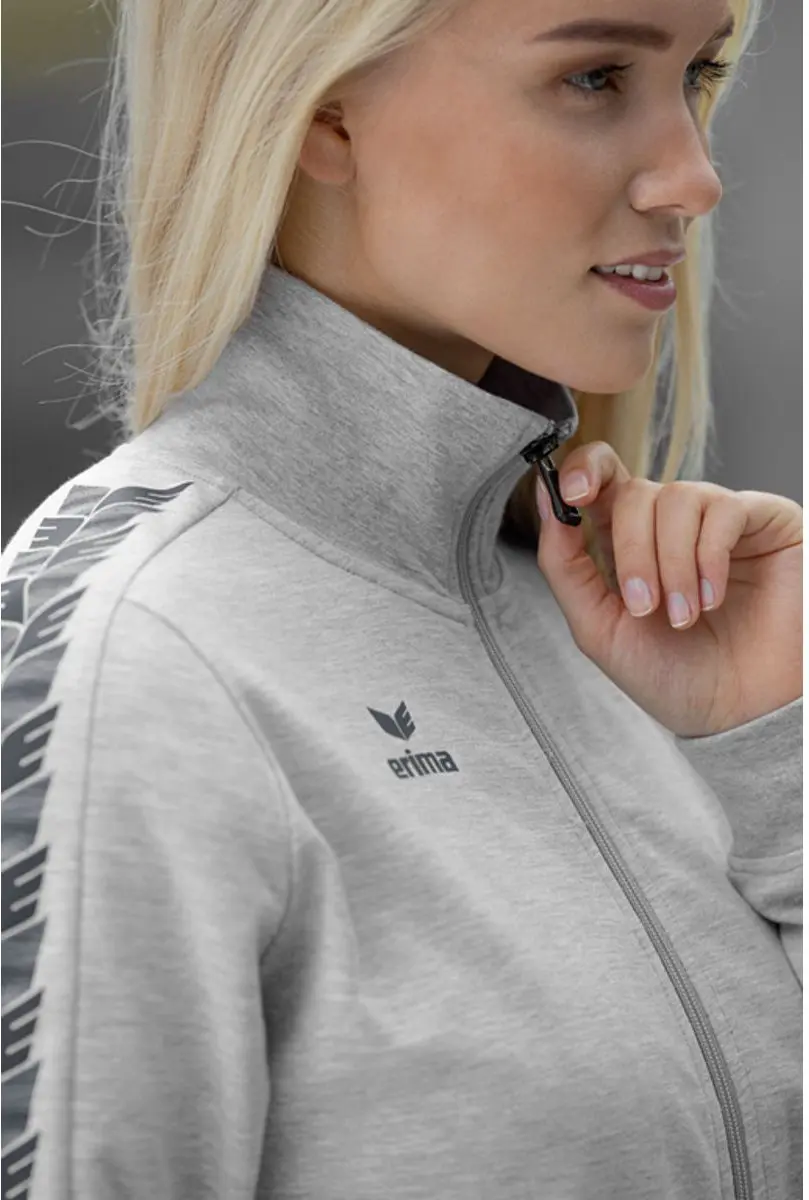 Erima Essential Team Tracktop Jack Dames 36 - Grijs - afbeelding 5 van 6