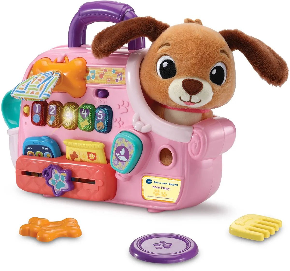 VTech Baby Reis- en Leer Puppytas 580560623 - Multicolor