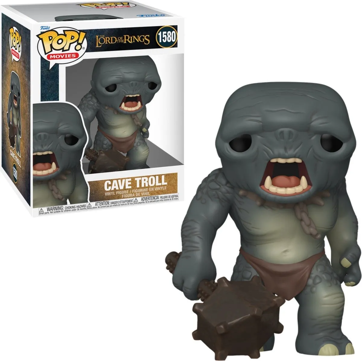 Funko Pop Movies Super The Lord of the Rings Cave Troll #1580 - Multi