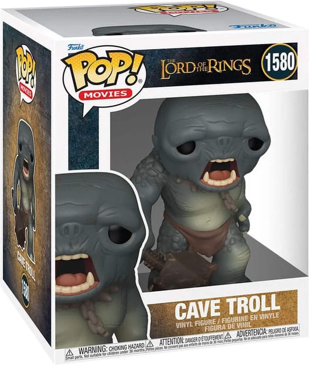 Funko Pop Movies Super The Lord of the Rings Cave Troll #1580 - Multi