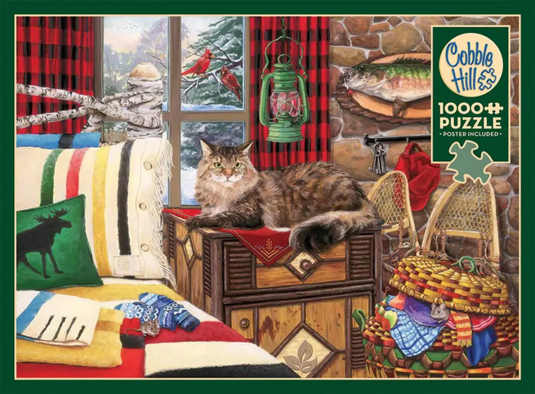 Cobble Hill Katten Thema Puzzel 1000 Stuks - 49x68cm - Meerkleurig - afbeelding 5 van 6